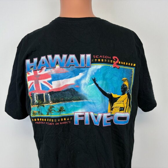 Nike Other - Hawaii Five 0 Film Crew T Shirt Mens Size L Black TV Show Season 2